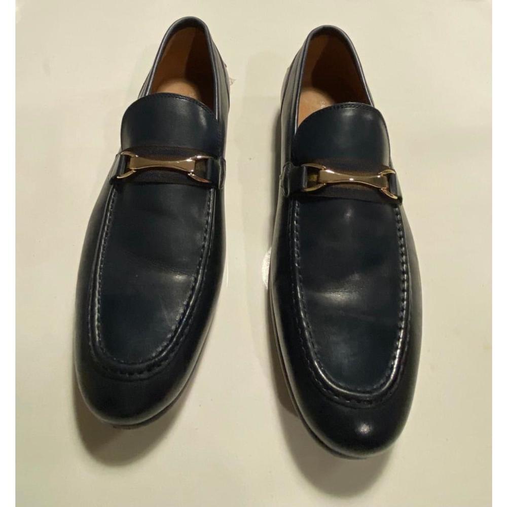 Men's Saks Fifth Avenue Blue Loafer Slip On Shoe 12